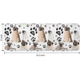thumbnail image 7 of Pug and Footprints Kitchen Rug Mat,Kitchen Runner Rugs Non Skid Washable,Decorative Kitchen Floor Mats for Kitchen,Sink,Laundry,17"x47.2", 7 of 7