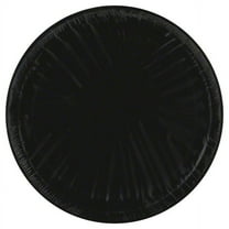 9" Paper Dinner Plates, Black, 8ct