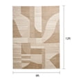thumbnail image 6 of Better Homes & Gardens Neutral Modern Shapes Abstract Indoor Area Rug, 9'x12', 6 of 6