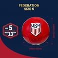 thumbnail image 4 of Icon Sports Official Licensed US Soccer Federation Soccer Ball - USSF189BL Red Size 5, 4 of 7