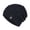 Black, variant on ZNQHFRE Men Women Warm Plush Lined Knit Beanie, Thick Outdoor Pull‑On Hat For Autumn Winter