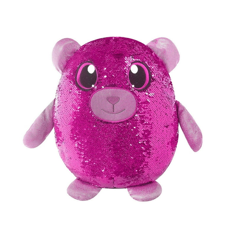 Shimmeez Large Size Benji Bear Sequin Plush Stuffed Animal Walmart
