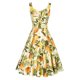 thumbnail image 1 of WILLBEST Vestidos Floreados para Mujer Vestido Casual con Estampado Floral para Mujer, Vestido de Verano con Cuello En U sin Mangas, Cómodo para Vacaciones, Ropa de Diario, Atuendo Básico Grande​​, 1 of 3