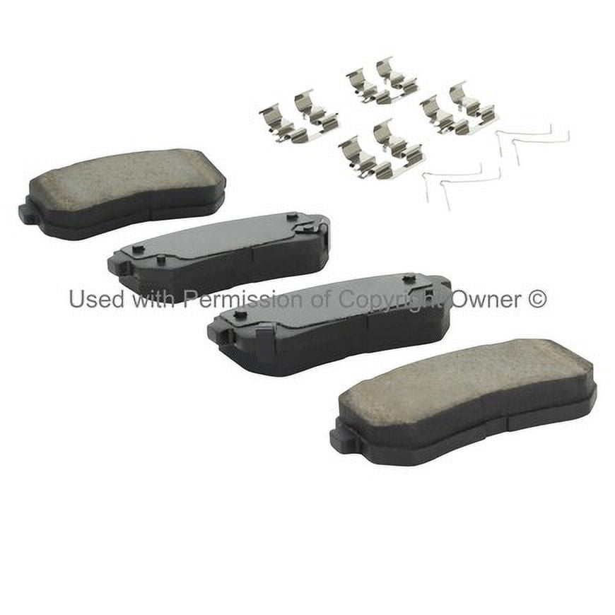 Mpa Electrical 1001-1856C Quality Built Disc Brake Pad, Premium, Ceramic,