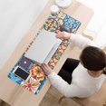 thumbnail image 3 of Long Mouse Pads for Desk,Multicolor Ethnic Geometric Patchwork Desk Mats on Top Of Desks, Desk Mouse Pad Extra Large with 3mm Non-Slip Base and Stitched Edge for Gaming,Work,Home 31.5"x11.8", 3 of 5