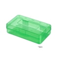 thumbnail image 2 of KKOUHVY Pencil Box, 5x8in Hard Plastic Pencil Box with Snap-tight Lid,, Large Clear Pencils Boxes for Pens Crayons Office Studying Supplies, Green, 2 of 3