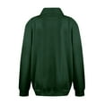 thumbnail image 6 of Womens Oversized Sweatshirts Turtleneck Pullover Long Sleeve Tops 2025 Fall Fashion Preppy Outfits Dark Green 2XL, 6 of 6