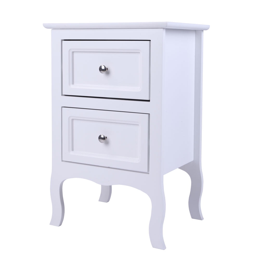 UWRNite Nightstand with 2 Drawers, Farmhouse Night Stands for Bedrooms