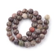 thumbnail image 2 of Flower Agate Beads Strands Round Dyed 8~8.5mm Hole: 1mm about 47pcs/strand 15.5 inch, 2 of 2