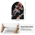 thumbnail image 2 of Lsque Tricolor Koi Fish Trio Pattern Knitted Beanie, Unisex Winter Hat, Knit Hat Winter Beanies Thick Fisherman Beanies Cuffed Plain Skull Caps, 2 of 6