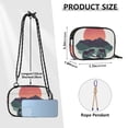 thumbnail image 4 of FORMRS Mini Crossbody Bag for Women Adjustable Rope Shoulder Casual Phone Purse, Abstract Elephant, 4 of 7