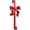 Red, variant on 1-Pack Metal Bow-Shaped Christmas Wreath Hangers for Front Door