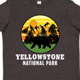 thumbnail image 4 of Inktastic Yellowstone National Park with Bear Mountains and Trees Cricle Boys or Girls Toddler T-Shirt, 4 of 5