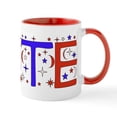 thumbnail image 2 of CafePress - Get Out The Vote - 11 oz Ceramic Mug - Novelty Coffee Tea Cup, 2 of 6