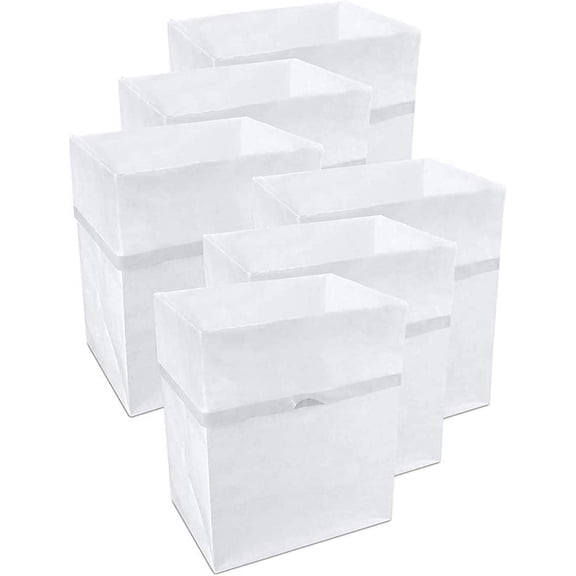 Clean Cubes 13 Gallon Disposable Trash Cans & Recycling Bins, 6 Pack (Birthday)