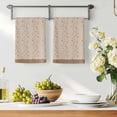 thumbnail image 3 of Pink Brown Floral Kitchen Towels Set of 4, Spring Flowers Absorbent Dish Towels for Kitchen, Microfiber Hand Towel, Quick Drying Tea Towel for Cleaning Decorative Dishcloths Farmhouse Botanical, 3 of 7