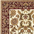 thumbnail image 3 of 7' Octagon Ivory or Red Floral Bordered Indoor Area Rug, 3 of 3