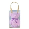 thumbnail image 2 of Craftsmanship: Knitted Pineapple Reseau Towel Gift, Bear Towel, High Density Wool Gift, Ins Style, 2 of 4