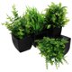 thumbnail image 4 of Plantas artificiales artificiales para interior, hojas verdes de imitación, planta verde para el hogar, oficina, baño, mesa de granja, 4 Uds., 4 of 8