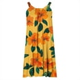 thumbnail image 4 of Generic Summer Dresses for Women Casual Crew Neck Sleeveless Floral Print Sundresses Flowy Swing Loose Beach Dress, 4 of 4