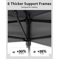 thumbnail image 3 of Double Roof Pop Up Outdoor Gazebo Canopy Tent - Heavy Duty Mosquito Netting Patio Shelter - Easy Setup Screened Pavilion Includes Sand Bags - 12x12ft for Garden, Backyard, Lawn, 3 of 9