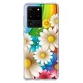 thumbnail image 1 of MUNDAZE Samsung Galaxy S20 Ultra Colorful Rainbow Daisies Blue Pink White Green Double Layer Phone Case Cover, 1 of 5