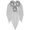 Silver, variant on Miangastore Alloy and Crystal Decorative Tassel Applique Patch for Clothing Silver Color