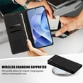 thumbnail image 6 of Case for Motorola Moto G Play 5G 2025 6.8-inch Wallet,Magnetic Closure,Card Slots,Cash Slot Flip Folio Protective Phone Case,Black,For Moto G Play 5G 2025, 6 of 9
