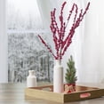 thumbnail image 3 of Northlight Berries Artificial Christmas Twig Spray - 40" - Red, 3 of 6