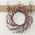 thumbnail image 3 of Fake Americana Pip Berry Wreath - For Farmhouse Home Decor, Entryway Doors or Centerpiece Decorations, 3 of 6