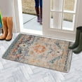 thumbnail image 5 of Boho Blue Light Vintage Carpet Door Mat 30 X 17 Inch Welcome Doormat Indoor Outdoor Entrance Floor Mat Non Slip Spring Summer Decor Rubber Mats, 5 of 6