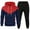 Red, variant on Zimjoy Mens Sweatsuit Gym Track Suits Mens Casual Hoodie and Sweatpants Set Autumn Winter Jogging Suits Sets with Pockets, Red L