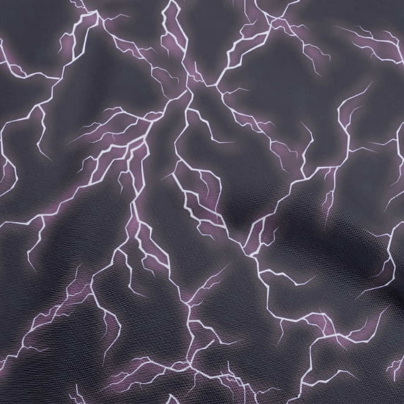 oneOone Georgette Viscose Purple Fabric Abstracts Sewing Material Print Fabric By The Yard 42 Inch Wide