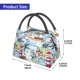 thumbnail image 2 of Fotbe Watercolor Sailboat Bolsa Térmica Portátil con Estampado, Bolsa de Entrega de Alimentos Aislada, Bolsa Reutilizable de Gran Capacidad para Comidas y Supermercado, 2 of 6