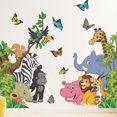 thumbnail image 1 of A set of Animal Butterflies Bird Wall Decals Wall Stickers Wall Decor for Bedroom living room kitchen office, 1 of 5