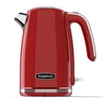 thumbnail image 1 of LONGDEEM Bouilloire Électrique, 1,7l Acier Inoxydable, Ébullition Rapide 1500W, Arrêt Automatique, Protection contre l'Ébullition à Sec, Rouge, 1 of 7