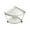 White, variant on Bfogop Bathroom Standing Shelf, 2 Tier Corner Stand, Triangular Curved Corner Shelf Stand for Small Space, Free-Wheel Shelf Units, Ideal for Bathroom, Kitchen Storage and Organizer