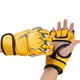 thumbnail image 1 of BOROCO Guantes De Boxeo Sin Dedos, Saco De Boxeo De 4 Colores con Palmas Abiertas, Guantes De Combate De Kickboxing para Hombres Y Mujeres, Entrenamiento De Boxeo(Amarillo), 1 of 5
