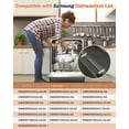thumbnail image 4 of IWIWE DD98-01051C Dishwasher Installation Bracket kit Compatible with Samsung (2 Pack), 4 of 8