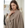 thumbnail image 5 of Kukuzhu Shawl Wraps for Women ponchos Ruana Cape Open Front Duster Cardigan Sweaters for Fall Winter, 5 of 8