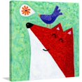 thumbnail image 2 of Marmont Hill - "What Does the Fox Sing" by Janet Nelson Painting Print on Wrapped Canvas, 2 of 5