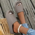 thumbnail image 3 of Chenyee Platform Shower Slippers for Women Men Soft Cloud Slides Lightweight Non Slip Water Shoes, 3 of 7