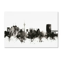 Trademark Fine Art 'Tehran Iran Skyline I' Canvas Art by Michael Tompsett