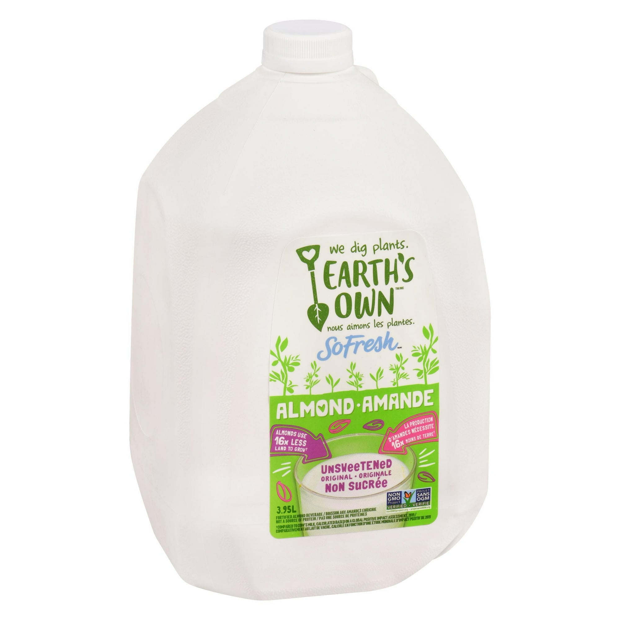 Earth's Own Almond Unsweetened 3.95L