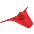 thumbnail image 3 of Botmois Men Briefs Shiny Enhance Bikini Bulge Pouch Ruched Skimpy Underwear Red M, 3 of 3