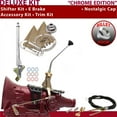 thumbnail image 1 of American Shifter  TH350 Shifter Kit Chrome 10 in. E Brake Cable Trim Kit for EFA36, 1 of 1
