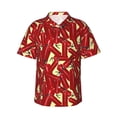 thumbnail image 1 of Fotbe Fire Extinguisher Camisa Hawaiana para Hombre Unisex – Camisa Casual de Verano con Botones de Manga Corta de Algodón y Lino,X-Large, 1 of 7