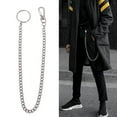 thumbnail image 3 of Stebcece Jeans Chains Silver Wallet Chain Pocket Chain Belt Chains Hip Hop Pants Chain, 3 of 15