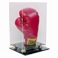 thumbnail image 1 of SAFTGARD SUPPLIES Deluxe Acrylic Vertical Boxing Glove Display Case w/ Gold Risers, 1 of 2