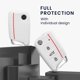 thumbnail image 2 of Funda para llave de coche compatible con VW Golf 7 MK7 de 3 botones - Funda protectora de silicona suave - Color blanco, 2 of 5